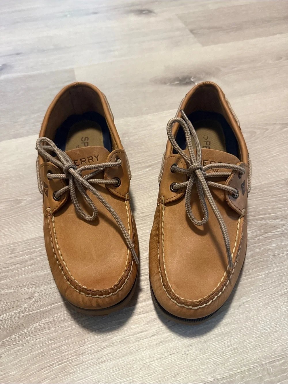 Sperry Tan Leather Loafers